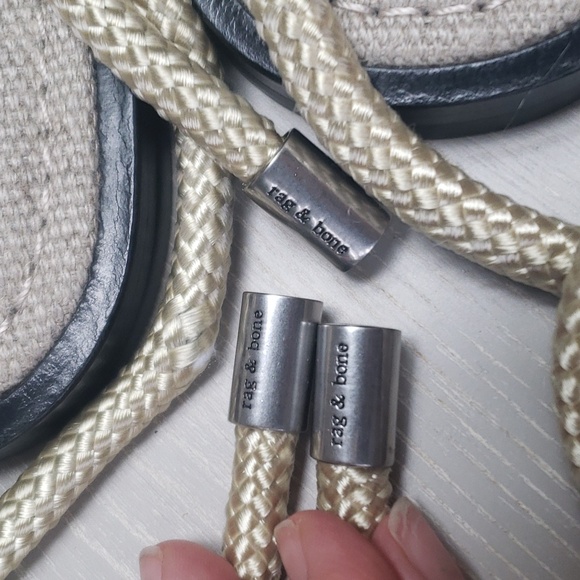 Rag & Bone infinity woven sandals, rope sandals, new, size 8 and 9.5 - Picture 6 of 8